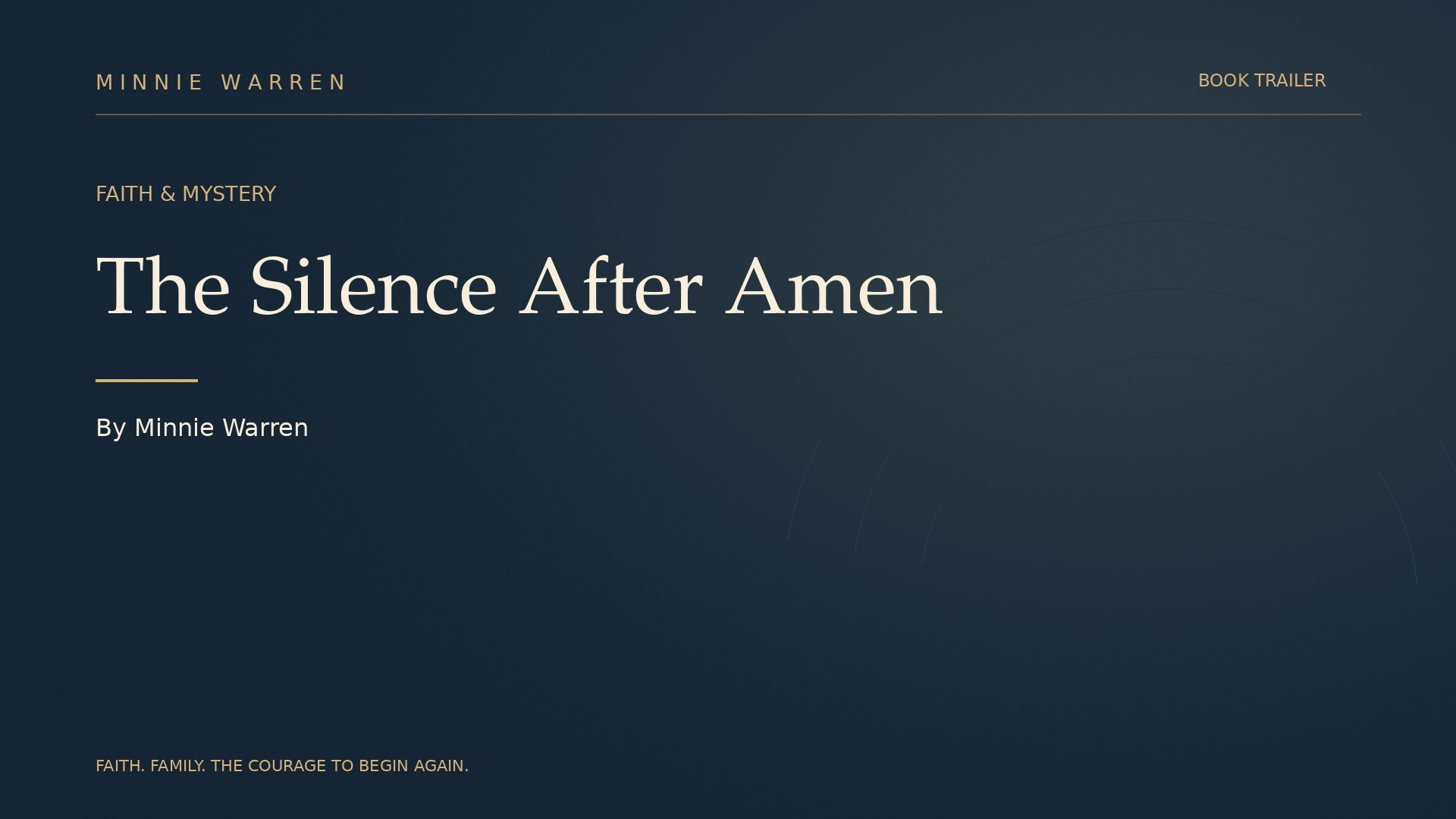 The Silence After Amen trailer